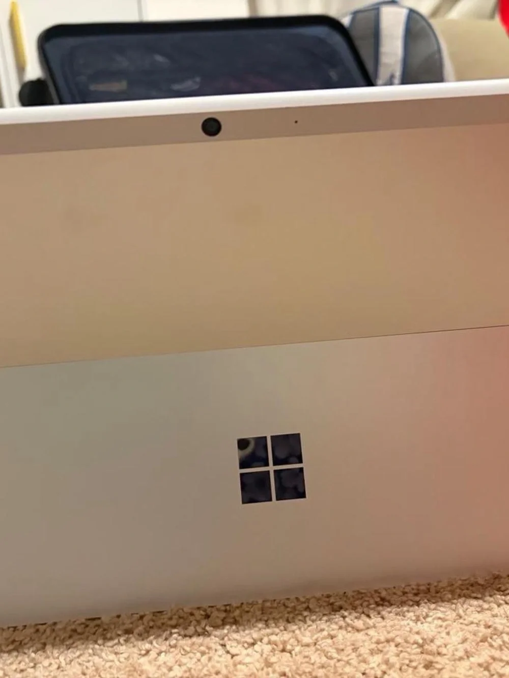 Microsoft Surface Tablet in Silver with Black Pen